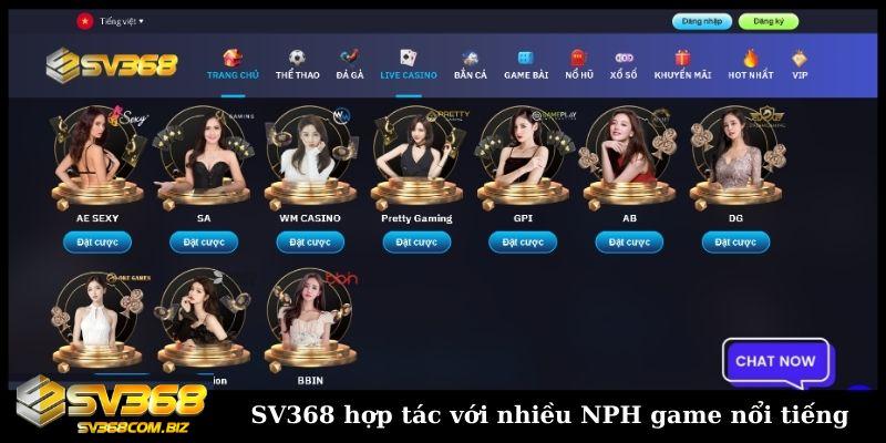 CEO Trương Kim Ngọc là ai? Mục tiêu phát triển SV368 4 SV368 hợp tác với nhiều NPH game nổi tiếng